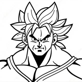 Broly Pagine Da Colorare