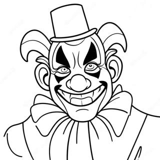 Pagina Da Colorare Del Personaggio Clown Icp 67153-55413