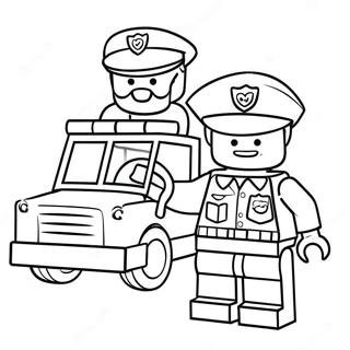 Pagina Da Colorare Della Polizia Lego 67172-55427