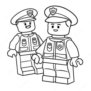 Pagina Da Colorare Della Polizia Lego 67172-55428