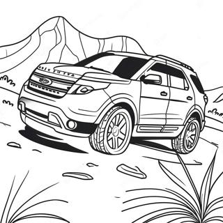 Ford Explorer Pagine Da Colorare