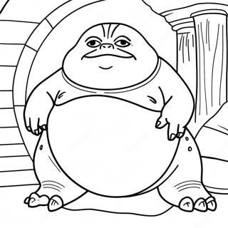 Pagina Da Colorare Di Jabba The Hutt 67412-55618