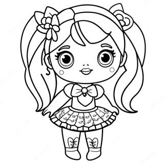 Pagina Da Colorare Delle Lol Dolls Scintillanti 67533-55717