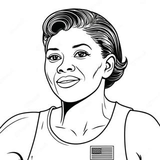 Wilma Rudolph Pagine Da Colorare