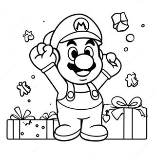 Pagina Da Colorare Di Mario A Natale 6754-5491