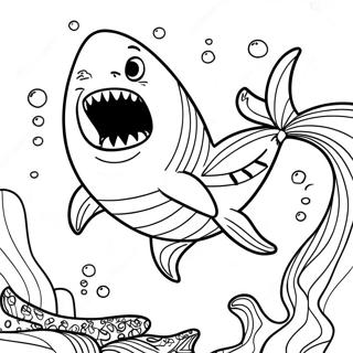 Pagina Da Colorare Di Shark Tale 67562-55732