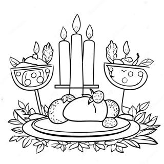 Hanukkah Pagine da Colorare