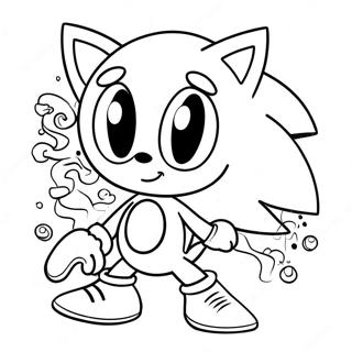 Pagina Da Colorare Di Cute Cream E Cheese Sonic In Azione 67663-55817