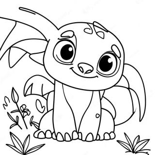 Pagina Da Colorare Di Toothless E Stitch 68172-56222