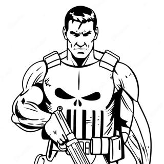 Pagina Da Colorare Del Punisher In Azione 68433-56433