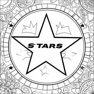 Pagina Da Colorare Del Logo Dei Dallas Stars 68492-56475