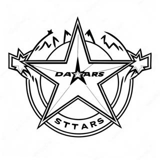 Pagina Da Colorare Del Logo Dei Dallas Stars 68492-56476