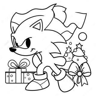 Pagina Da Colorare Natale Di Sonic 6854-5570