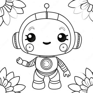 Ragazza Robot Pagine Da Colorare