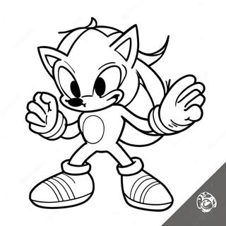 Pagina Da Colorare Di Darkspine Sonic In Azione 68744-56676