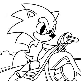 Pagina Da Colorare Di Sonic Riders 68763-56683