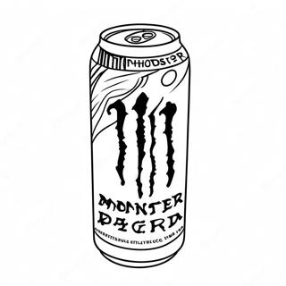 Pagina Da Colorare Della Lattina Di Monster Energy 69034-56898