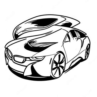 Bmw I8 Pagine Da Colorare