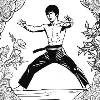 Bruce Lee Pagine Da Colorare