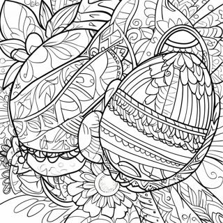 Pagina Da Colorare Di Un Uovo Pysanky Intricato 69374-57176