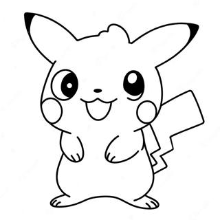 Pagina Da Colorare Di Un Carino Chibi Pikachu 69384-57183