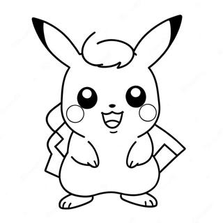 Pagina Da Colorare Di Un Carino Chibi Pikachu 69384-57184