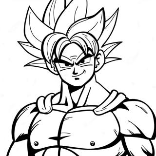 Bardock Pagine Da Colorare