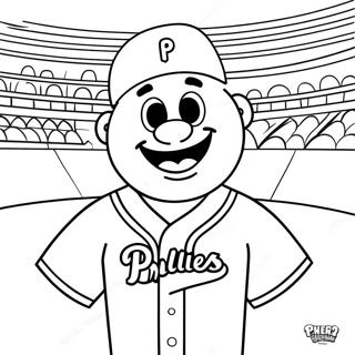 Mascotte Phillies Pagine Da Colorare