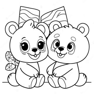 Pagina Da Colorare Dei Personaggi Build A Bear Carini 69614-57357