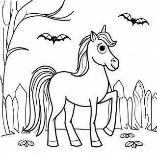 Cavallo Di Halloween Da Colorare 69843-57758