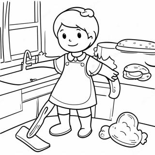 Pagine Da Colorare Delle Faccende Divertenti 69854-57772