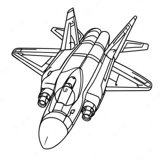 Pagina Da Colorare Del F14 Tomcat In Volo 69864-57774