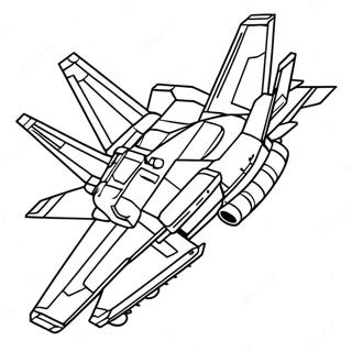 Pagina Da Colorare Del F14 Tomcat In Volo 69864-57775