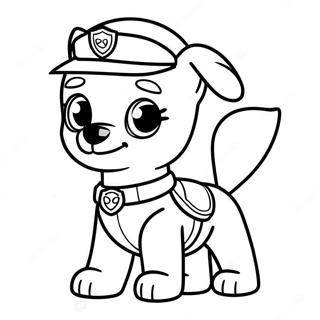 Pagina Da Colorare Di Skye Della Paw Patrol Avventurosa 69874-57559