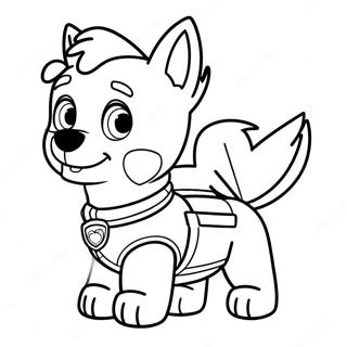 Pagina Da Colorare Di Skye Della Paw Patrol Avventurosa 69874-57786