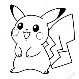 Pagina Da Colorare Di Pikachu In Azione 69934 57836