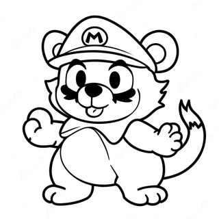 Pagina Da Colorare Tanooki Mario 69963-57615