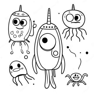 Pagina Da Colorare Con Personaggi Di Plankton Carini 70014 57900