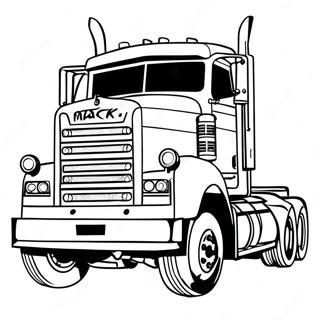 Pagina Da Colorare Del Camion Mack 70053-57942