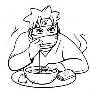 Pagina Da Colorare Naruto Che Mangia Ramen 70123-57978