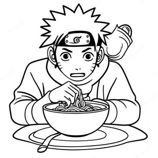 Pagina Da Colorare Naruto Che Mangia Ramen 70123-57979