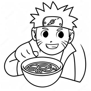 Pagina Da Colorare Naruto Che Gusta Delizioso Ramen 70124-57989