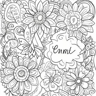 Pagina Da Colorare Di Doodle Creativo Per Bullet Journal 70164-58019