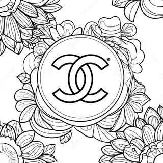 Pagina Da Colorare Del Logo Chanel 70523-58301