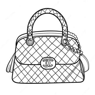 Pagina Da Colorare Della Borsa Chanel 70524-58305