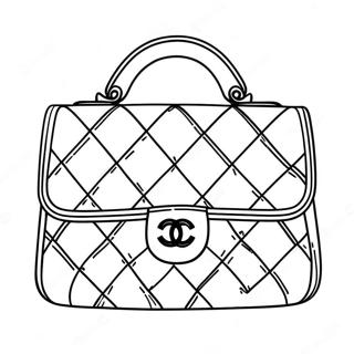 Pagina Da Colorare Della Borsa Chanel 70524-58306