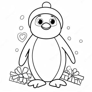 Pagina Da Colorare Pinguino Di Natale 70823-58530