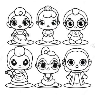 Pagina Da Colorare Personaggi Funko Pop Disney Adorabili 70834-58550