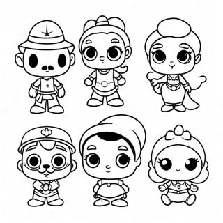 Pagina Da Colorare Personaggi Funko Pop Disney Adorabili 70834-58552