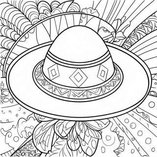 Pagina Da Colorare Di Un Sombrero 71323-58928